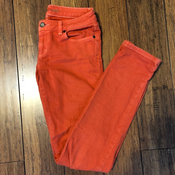 michael kors jeans orange